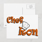 Chef Ron Briefkaart (Voorkant / Achterkant)