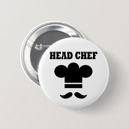 Chef Ronde Button 5,7 Cm (Voorkant /achterkant)