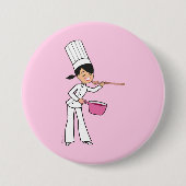 Chef Ronde Button 7,6 Cm (Voorkant)