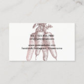 Chef Roos Gold-ion en wortelcatering Visitekaartje (Achterkant)