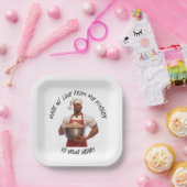 Chef Santa - Borden Papieren Bordje (Feest)