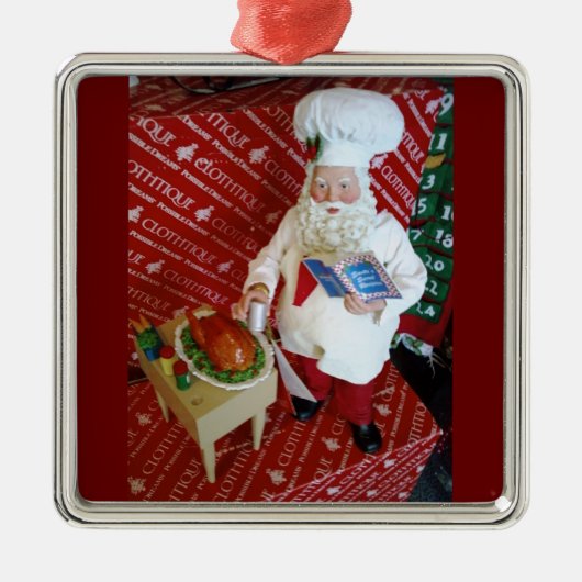 CHEF SANTA CHRISTMAS ORNAMENT (Voorkant)