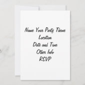 CHEF SANTA UITNODIGING KERSTMIS (Achterkant)