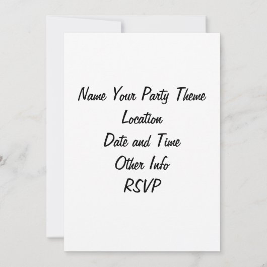 CHEF SANTA UITNODIGING KERSTMIS (Achterkant)