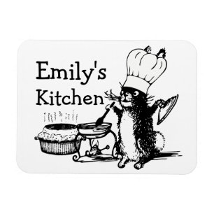 Chef schattig konijn magneet