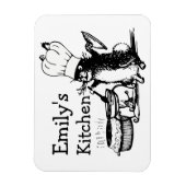 Chef schattig konijn magneet (Verticaal)