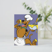 Chef Scooby-Doo Thanksgiving Feestdagenkaart (Staand voorkant)