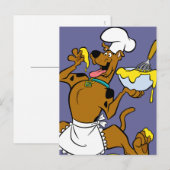 Chef Scooby-Doo Thanksgiving Feestdagenkaart (Voorkant / Achterkant)