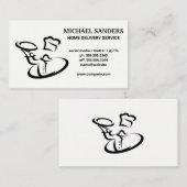 Chef Servin Food | Catering | Leveringsdienst Visitekaartje (Voorkant / Achterkant)
