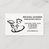 Chef Servin Food | Catering | Leveringsdienst Visitekaartje (Voorkant)