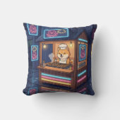 Chef Shiba's Neon Takoyaki Stand Kussen (Voorkant)