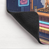 Chef Shiba's Neon Takoyaki Stand Muismat (Hoek)