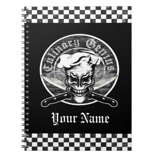 Chef Skull 1 Notitieboek (Voorkant)