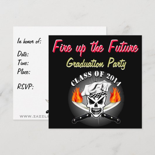 Chef Skull 2 Kaart (Voorkant / Achterkant)