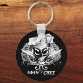 Chef Skull 4: IJzeren Chef Sleutelhanger (Voorkant)