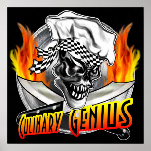 Chef Skull 5 Poster