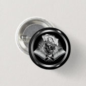 Chef Skull 5 Ronde Button 3,2 Cm (Voorkant /achterkant)