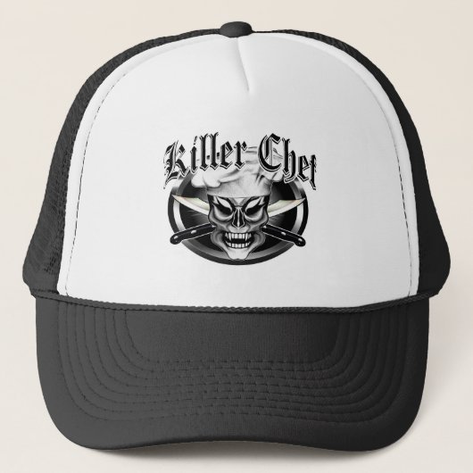 Chef Skull 9 Trucker Pet (Voorkant)