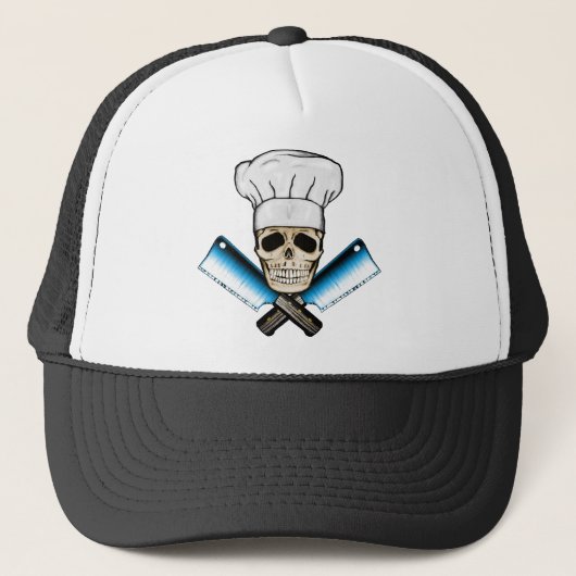 Chef_Skull_C1 Trucker Pet (Voorkant)