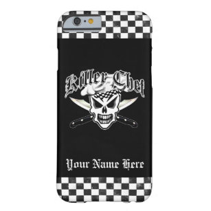 Chef Skull en Crossed Chef Knives 2 Barely There iPhone 6 Hoesje