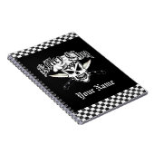 Chef Skull en Crossed Chef Knives 2 Notitieboek (Rechterzijde)
