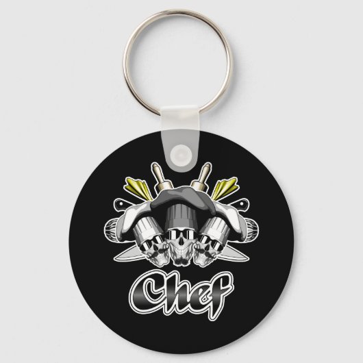 Chef Skull en Tools of the Trade Sleutelhanger (Voorkant)