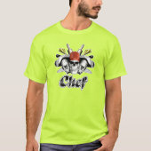 Chef Skull: gereedschap van de handel T-shirt (Voorkant)