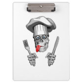 Chef Skull: Mes en Vork Klembord (Voorkant)