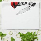 Chef Skull met Chef Knives Theedoek (Gevouwen)