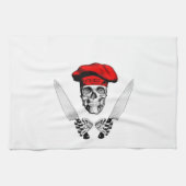 Chef Skull met Chef Knives Theedoek (Horizontaal)