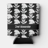 Chef Skulls met gekruiste messen Blikjeskoeler (Voorkant)