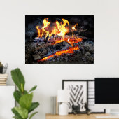 Chef - Stove - The Yule log Poster (Thuiskantoor)