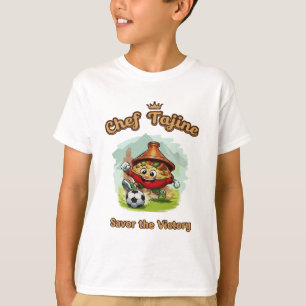 Chef Tajine Voetbalmascotte – Grappig Marokkaans E T-shirt