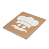 CHEF tegels voor aangepaste kleuren Tegeltje (Zijkant)