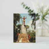 Chef Tomokie Statue, Tomoka State Park Briefkaart (Staand voorkant)