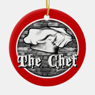 Chef Toque Keramisch Ornament