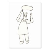 Chef Tossing Pizza Reading Flashcards for Adults Kaart (Voorkant)