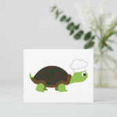 Chef Turtle Briefkaart (Staand voorkant)