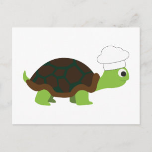 Chef Turtle Briefkaart