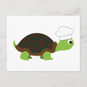Chef Turtle Briefkaart (Voorkant)
