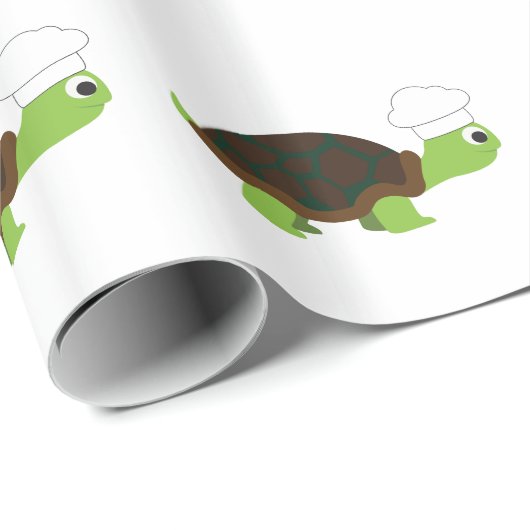 Chef Turtle Cadeaupapier (Rol Hoek)