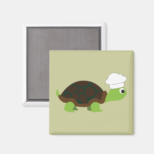 Chef Turtle Magneet (Voorkant / Achterkant)