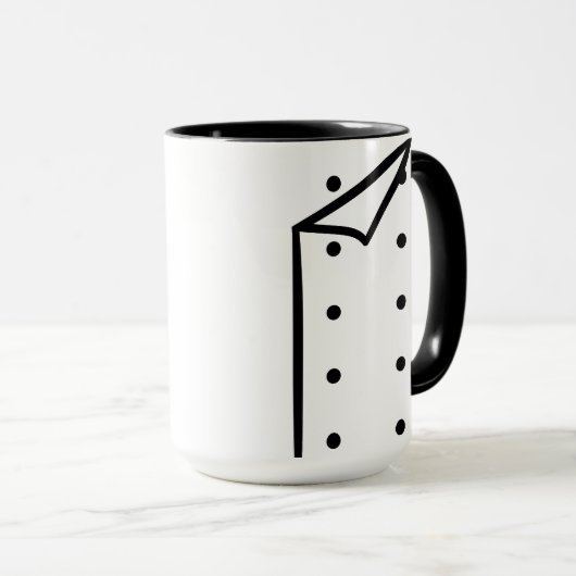 Chef uniform mok (Voorkant rechts)