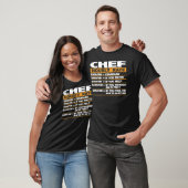 Chef uurtarief Chef T-shirt (Unisex)