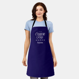 Chef van comfortvoedsel Bewerkbare kleur Gepersona Schort