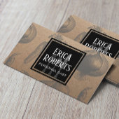 Chef  Vegetable illustratie Rustic Kraft Visitekaartje