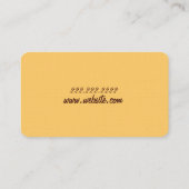 Chef Visitekaartje (Achterkant)