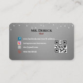 Chef-Visitekaartje Contactkaartje (Achterkant)