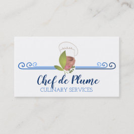 Chef-visitekaartje van Afrikaanse Amerikaanse vrou Visitekaartje
