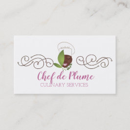 Chef-visitekaartje van de Afrikaanse Afrikaanse vr Visitekaartje